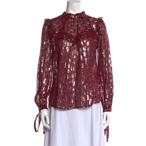 Veronica Beard Silk Blouse - Picture 1 of 3